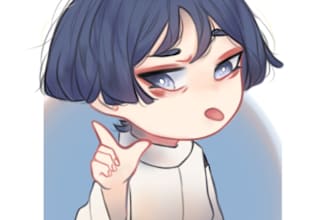 cute chibi in my style