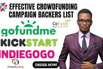 generate active backer list kickstarter gofundme indiegogo crowdfunding campaign