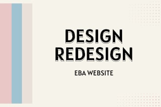 design or redesign eba website