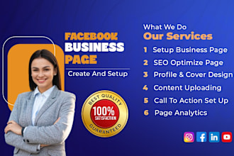 do facebook business page create and setup, fb page manager