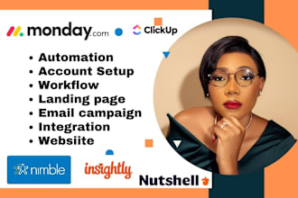 insightly, monday crm, nutshell, click up, freshsales, nimble crm, jira 17hats