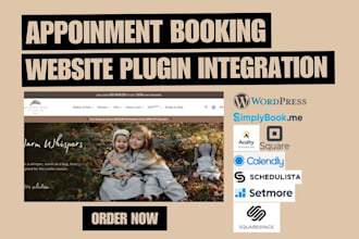 integrate amelia bookly latepoint simplybookme appointment scheduling website