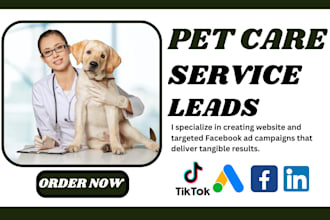 generation exclusive pet caregiver leads pet care center leads pet care website