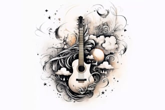 design awesome music band logo