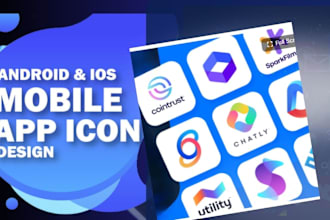 design modern and attractive app icon logo