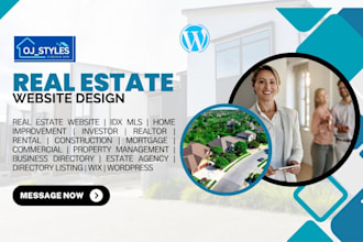build real estate agent website, realtor real estate investor agency idx website