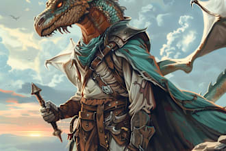 create a dnd character art