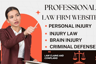 design personal injury website brain injury attorney website law firm website