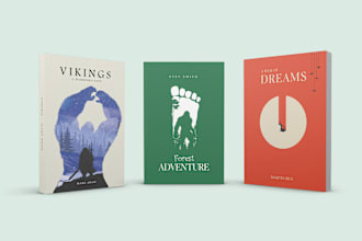 do premium book cover design or ebook cover, amazon KDP with 3d mockup
