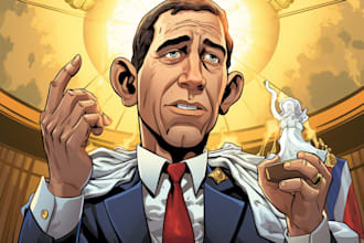 draw your political or editorial cartoon idea for you