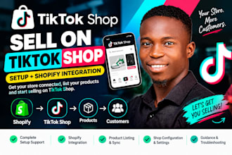 setup tiktok shop and integrate it with ecommerce store