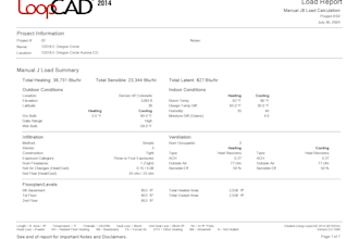 do manual j calculations for USA residential buildings