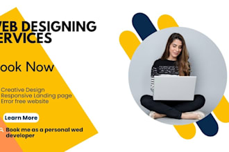 create landing pages for website and speed up website
