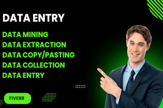 do data entry, admin support, and web research