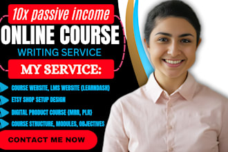 do training online course content, digital course, udemy video course creation