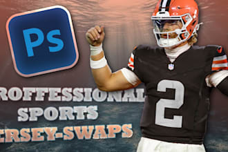 create a professional sports jersey swap