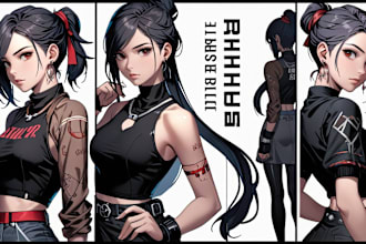 design concept art, characters and environments