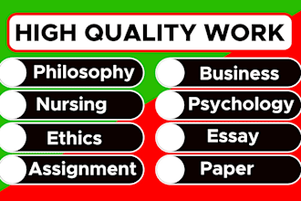 write ethics, business, philosophy, history, paper,