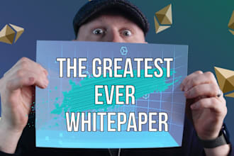design attractive crypto white paper nft white paper crypto token within 24hours