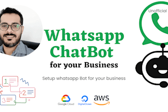 create a whatsapp chatbot with unofficial whatsapp API