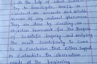 do  hand writing  assignment job and copy paste