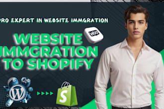migrate wordpress to shopify, website migration, and copy clone website