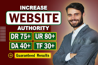increase domain rating ahrefs dr domain authority da tf ur using SEO backlinks