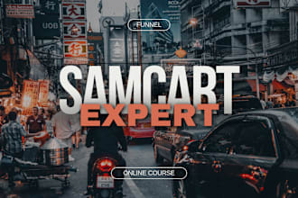 samcart online course website, sales funnel, tilda sales page, thinkific expert