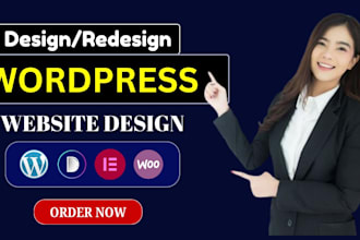 build responsive and quick word press website design redesign or blog