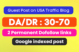 publish your USA guest post on high authority blog with dofollow backlinks