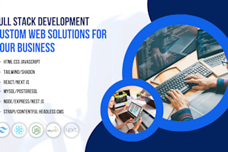 do full stack web development solutions for your business