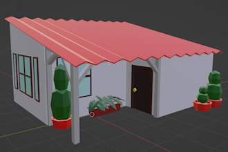 make optimized polygonal 3d models