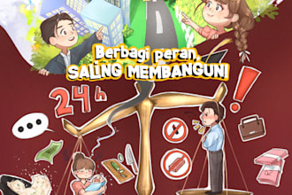 make a poster for commercial, educational, social campaign