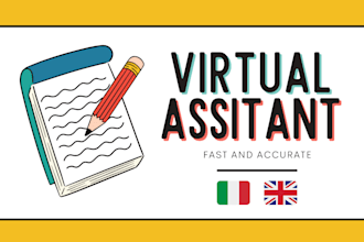 be your virtual assistant, data entry, copy paste, web search, file conversion