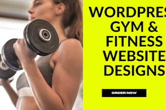 design amazing gym website for your business using wordpress divi