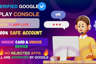 create a google play console developer account