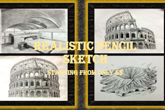 draw realistic pencil sketch of any photo