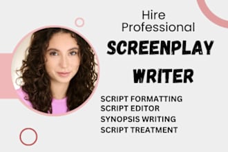 write screenplay, movie script, tv series, screenwriting, feature film script