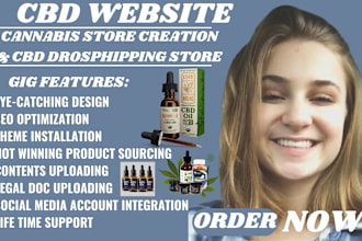 create cbd website, cannabis website, cbd, cannabis, or marijuana website