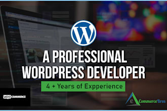 create a responsive wordpress, woocommerce website design
