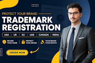 register your trademark in USA UK eu uae canada india