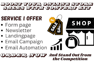 do convert kit email marketing to drive organic sales to your online store