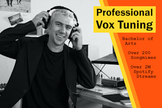 professionally tune and mix your vocals