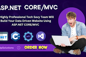 create asp net core, asp net mvc, dot net rest api
