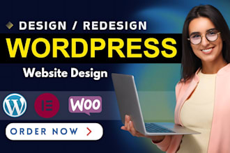 design clean and responsive wordpress website