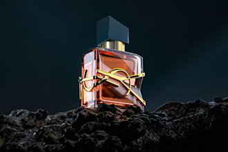 create stunning photorealistic 3d cosmetics render