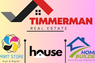 create a professional logo for your roofing and construction business