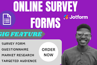 conduct online survey form and get real targeted audience