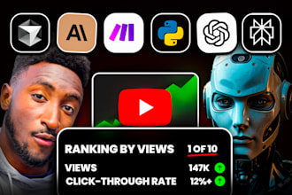 design youtube thumbnails to explode your ai, tech channel