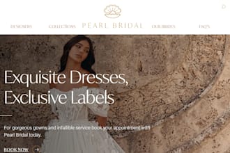 design stunning wedding dress fashion store shopify store clothing dropshipping